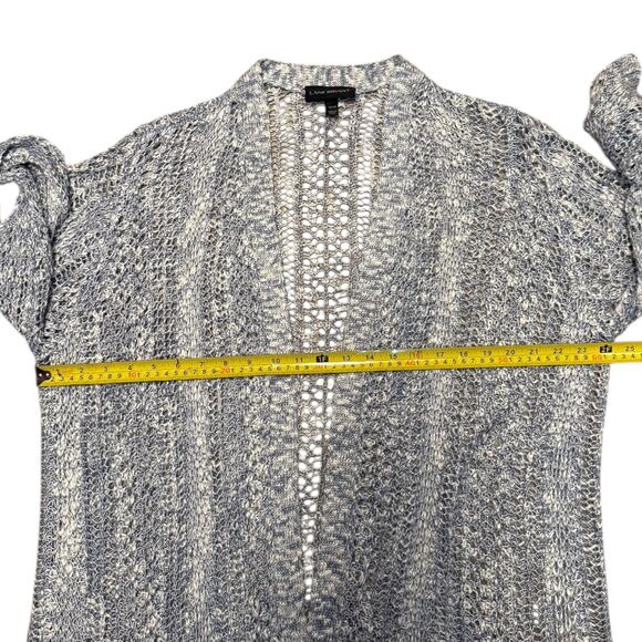 Lane Bryant Blue Knit Open Cardigan Sweater Size 18/20 - Picture 4 of 4